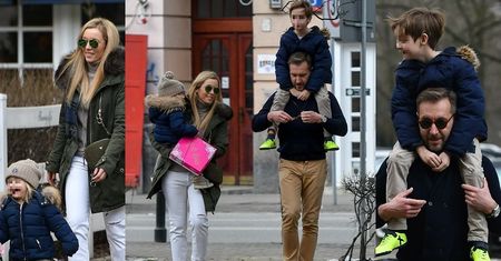 Piotr Kraśko z żoną Karoliną celebrują czas spędzony z rodziną (ZDJĘCIA)
