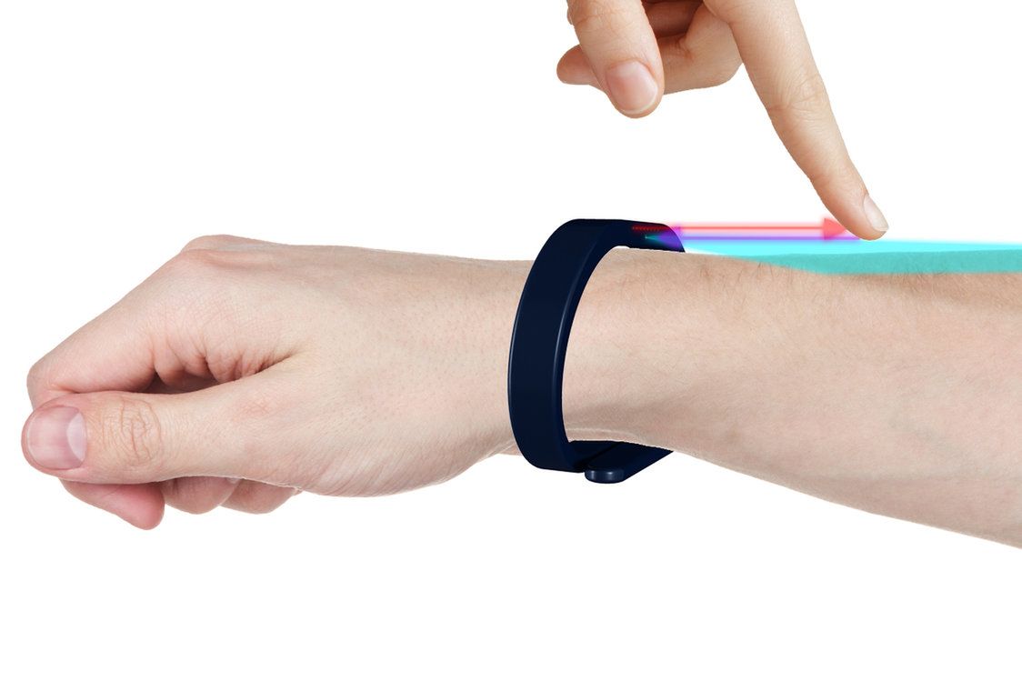 Oto prototypowy smartwatch, który obsłużysz ręką… dotykając drugiej ręki