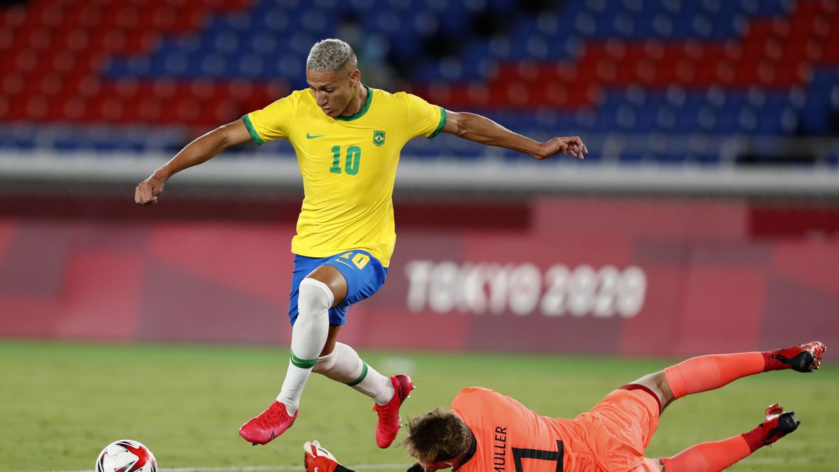 Letnie Igrzyska Olimpijskie. Zdjęcie z meczu Brazylia - Niemcy