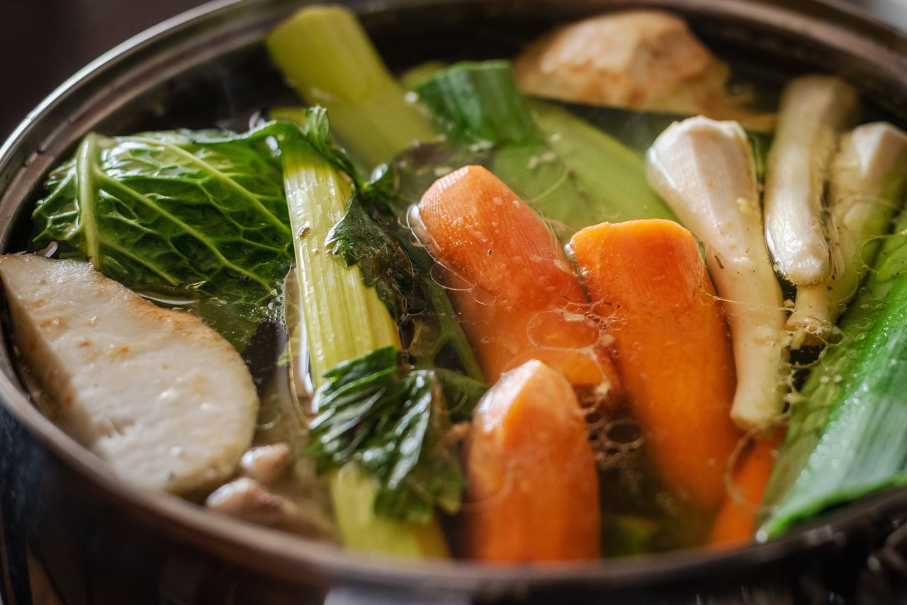 Obierać warzywa do rosołu?