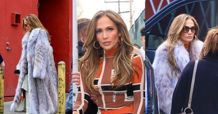 54-letnia Jennifer Lopez promuje nową piosenkę w WIELKIM futrze z lisów. Znów ściągnie na siebie gromy? (ZDJĘCIA)