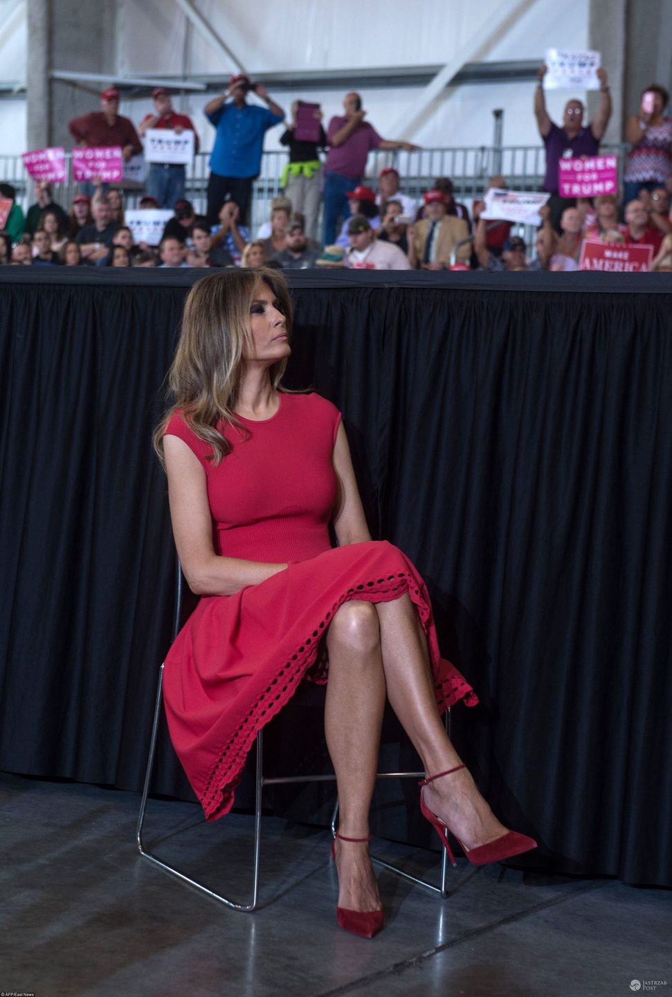 Melania Trump w obcisłej sukience