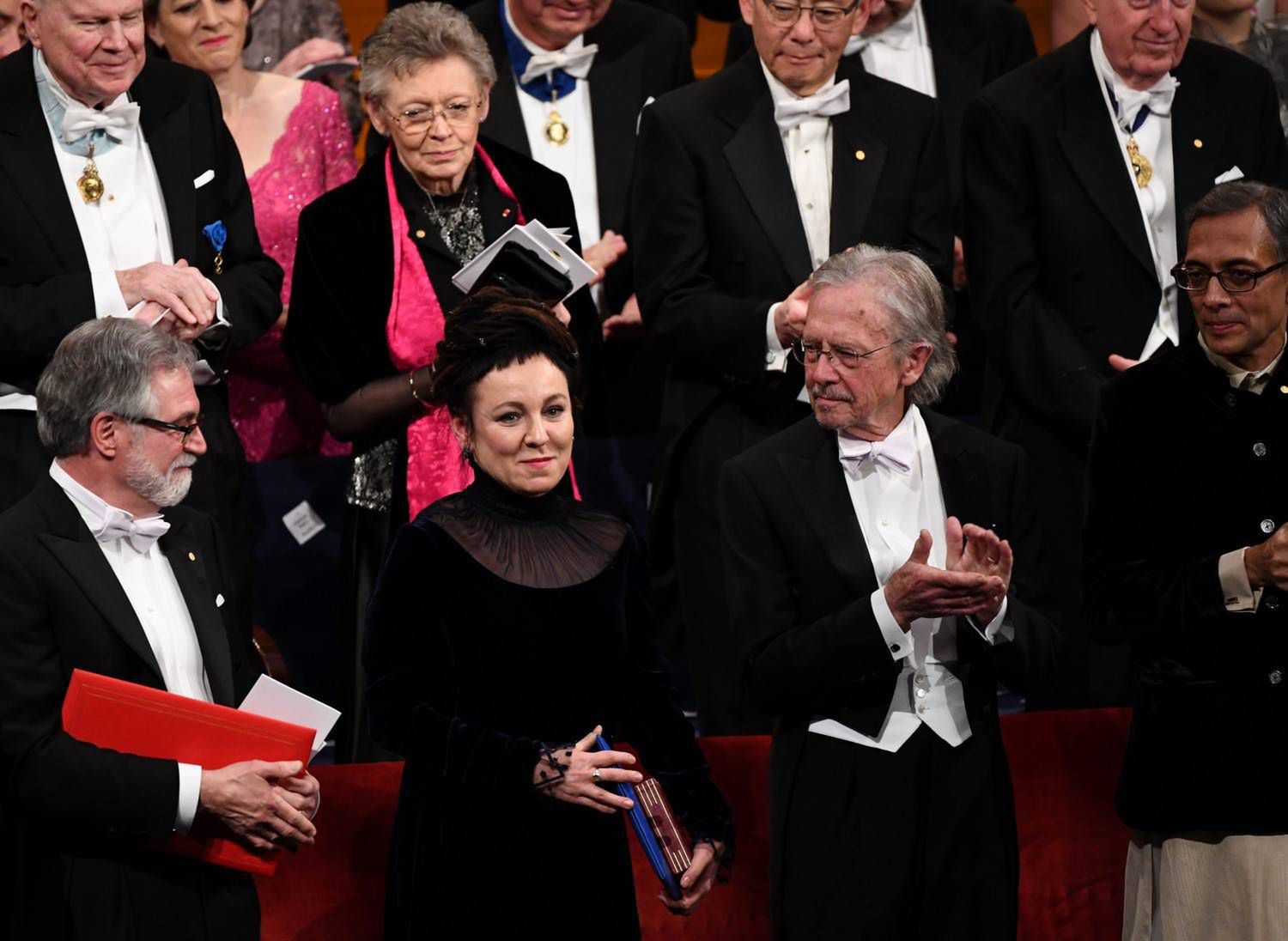 Olga Tokarczuk odebrała nagrodę Nobla