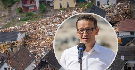 Premier Morawiecki chce pomóc Merkel i Belgom. Chodzi o powodzie