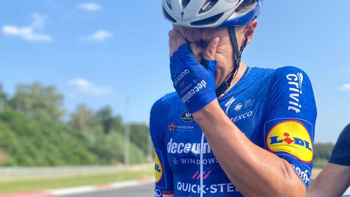 Zdjęcie okładkowe artykułu: Twitter / Deceuninck-QuickStep / Na zdjęciu: Fabio Jakobsen po wygraniu drugiego etapu Tour de Wallonie