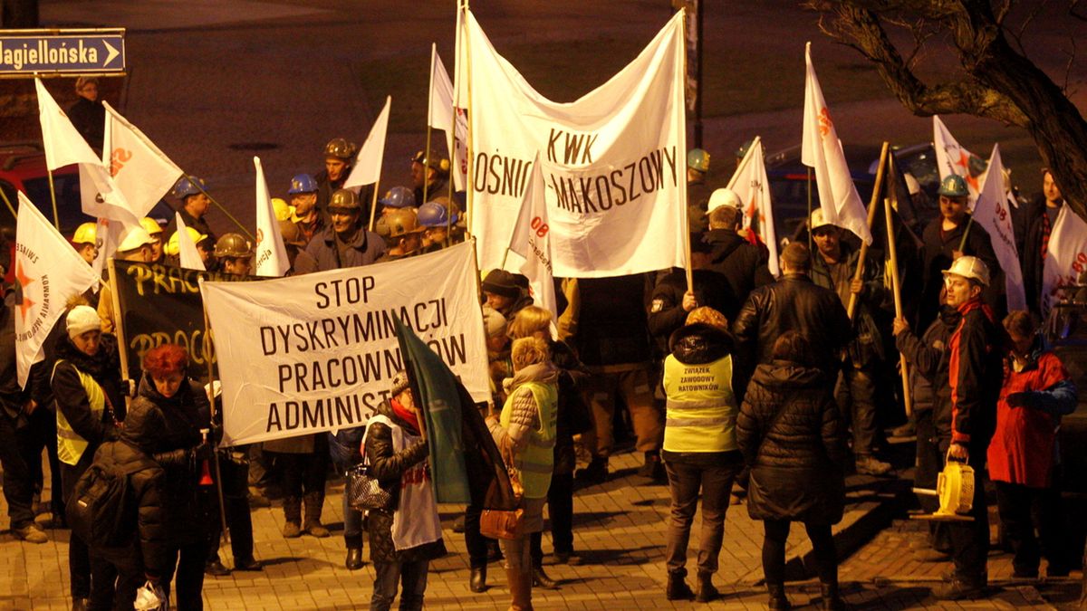 Pikieta pod Śląskim Urzędem Wojewódzkim, zdjęcie z wczoraj</br>