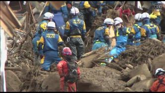 Kilkadziesiąt osób nie żyje, kilka jest zaginionych po obsunięciu się ziemi w Hiroszimie