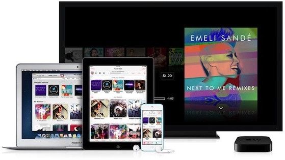 apple itunes radio usługa strumień muzyka internet urządzenia mac