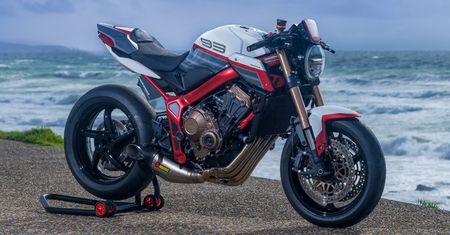 Wygląda świetnie. Jest zwycięzca konkursu na najlepszego customa Hondy CB650R