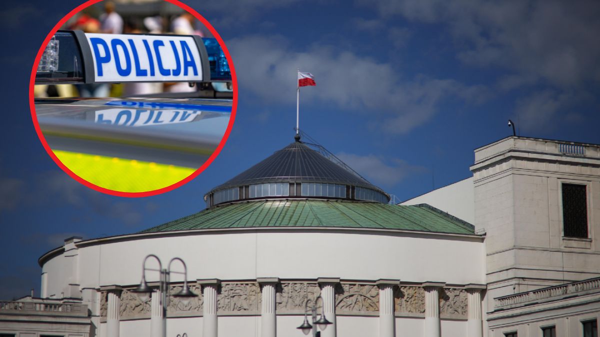 Bezzałogowy obiekt latający w pobliżu Sejmu