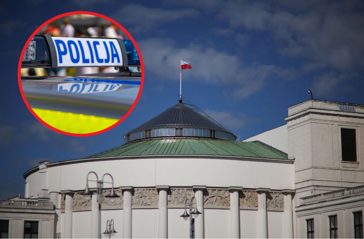 Tajemniczy obiekt w pobliżu Sejmu. Jest komunikat