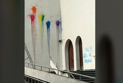 Szczecin. Napisy "Tylko LGBT" na kościele. Policja szuka sprawców