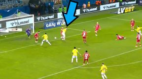 Popis napastnika Motoru. Spójrz, jak sprytnie zaskoczył Widzew [WIDEO]