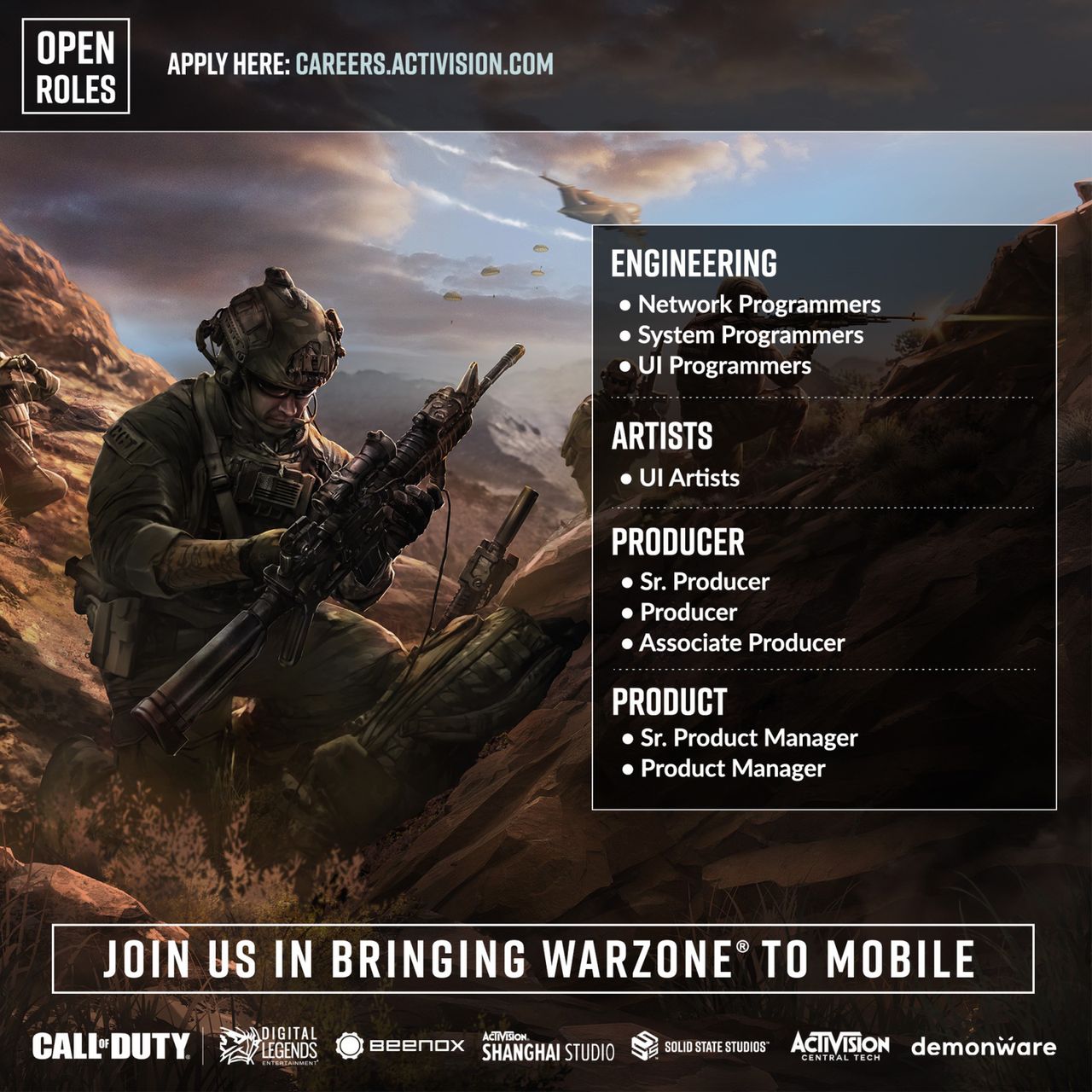 Call of Duty: Warzone - oferta pracy