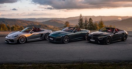 Test: Porsche 718 Spyder, Mercedes-AMG SL 63 i Jaguar F-Type – podróż zwana przeznaczeniem