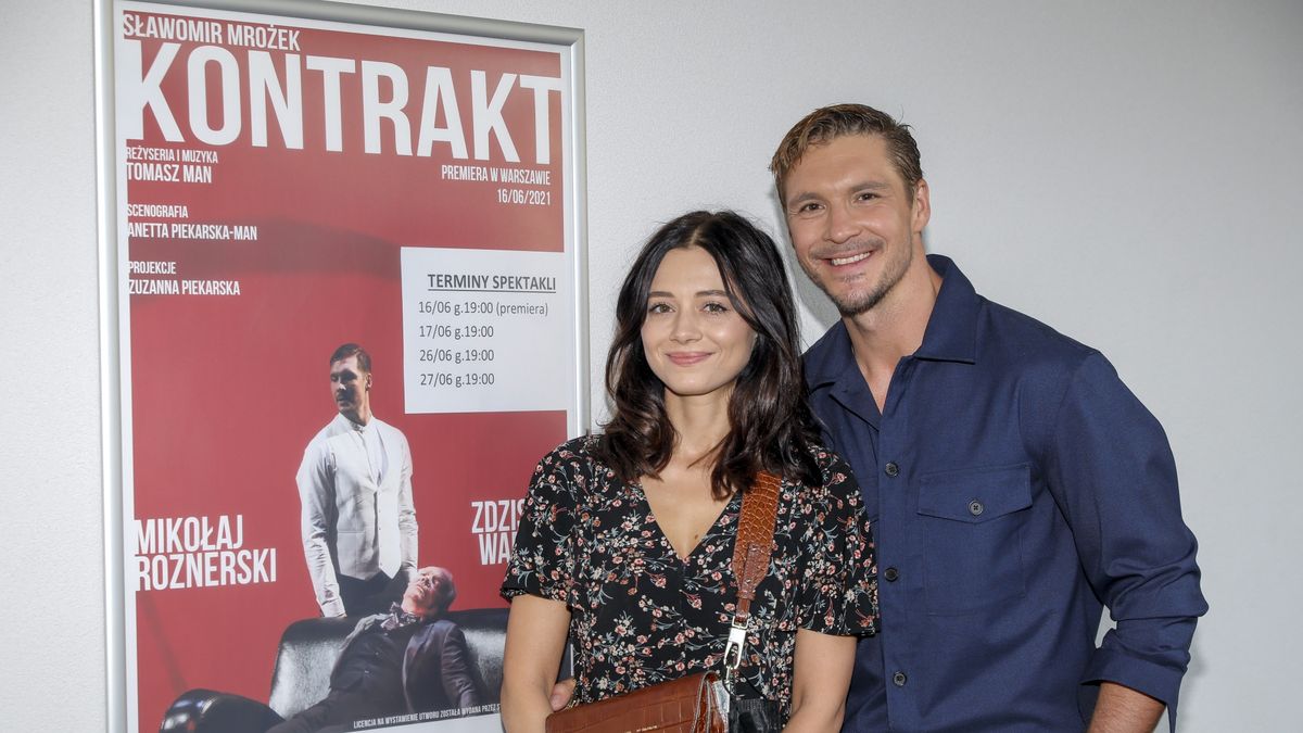 Adrianna Kalska i Mikołaj Roznerski 