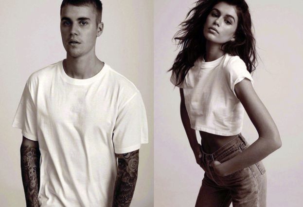 Córka Cindy Crawford i Justin Bieber reklamują t-shirty