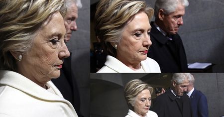 Smutna Hillary Clinton na zaprzysiężeniu Donalda Trumpa (ZDJĘCIA)