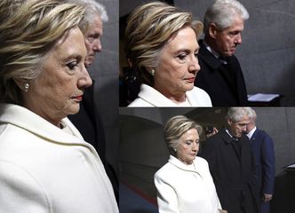 Smutna Hillary Clinton na zaprzysiężeniu Donalda Trumpa (ZDJĘCIA)