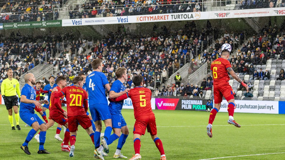 PAP/EPA / PAP/EPA/PIRJO TUOMINEN / Finowe pokonali reprezentację Andory