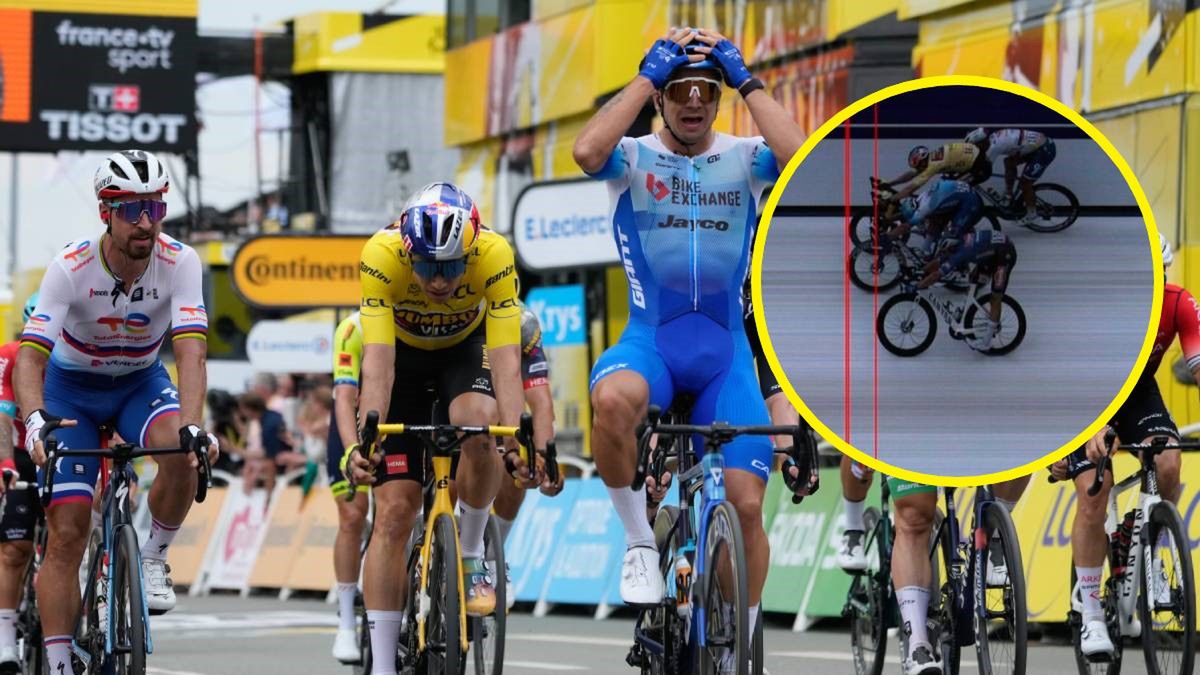 Na zdjeciu: Dylan Groenewegen wygrywa 3 etap Tour de France