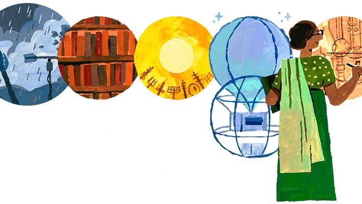 Google Doodle świętuje 104. urodziny Anny Mani.