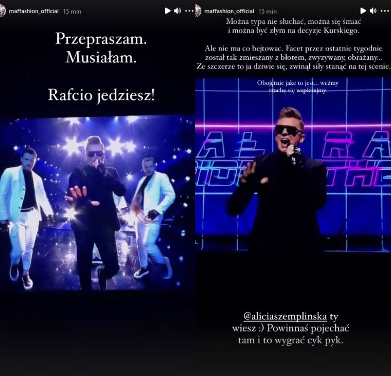 Maffashion broni Rafała Brzozowskiego