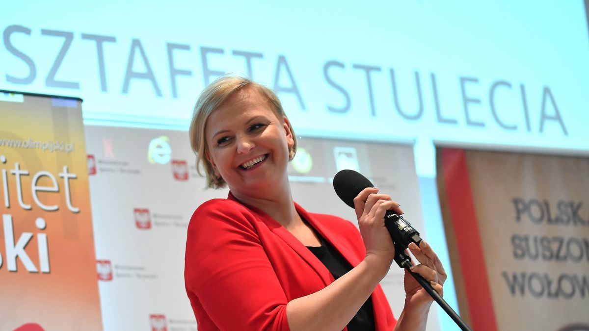 PAP / Bartłomiej Zborowski / Otylia Jędrzejczak