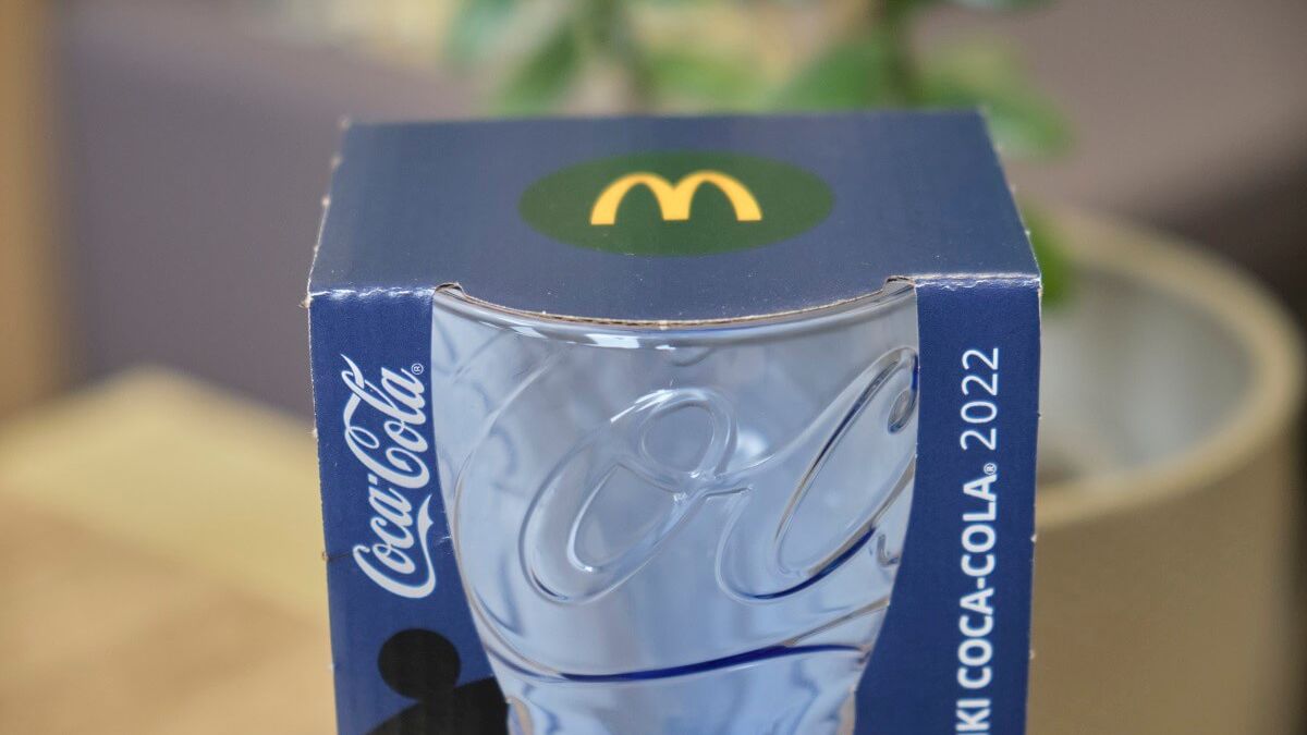 McDonalds szklanki Coca-Cola 2022