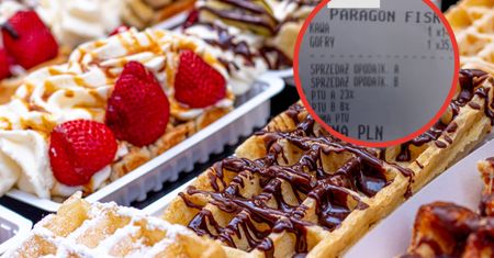 Cena za gofra w Świnoujściu. Pan Krzysztof pokazał paragon