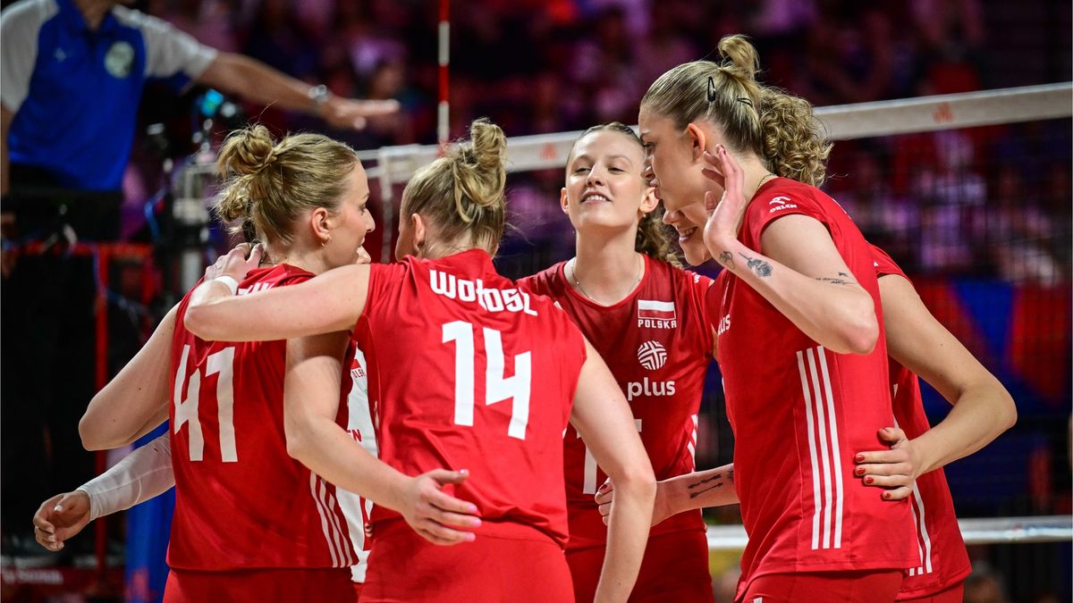 Materiały prasowe / VolleyballWorld / Na zdjęciu: reprezentacja Polski