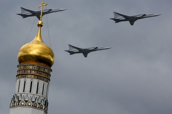 Tu-22M3 są zdolne do przenoszenia bomb lotniczych FAB-3000