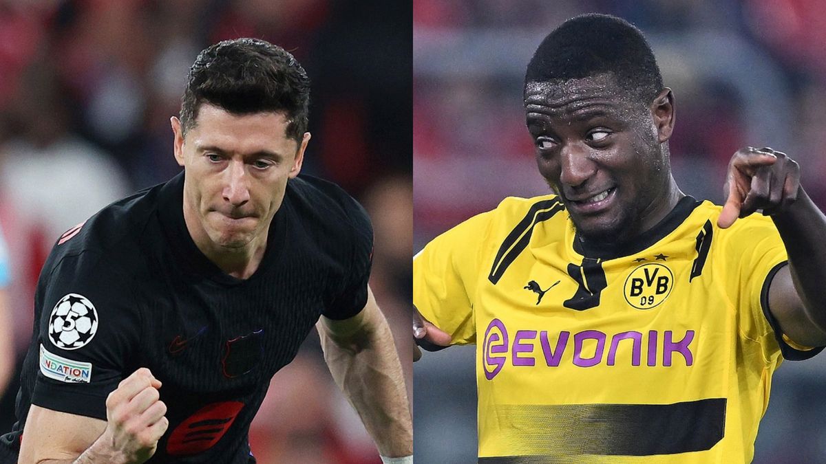 Getty Images / Carlos Rodrigues/Image Photo Agency / Na zdjęciu: Robert Lewandowski i Serhou Guirassy