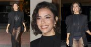 Wyzwolona Eva Longoria świeci majtkami w prześwitującej spódnicy na otwarciu restauracji w Madrycie (ZDJĘCIA)