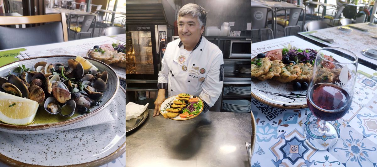 Szef Julio z dumą oprowadza nas po restauracji D'Bacalhau. W Portugalii ma status kulinarnego celebryty (Fot. WP)