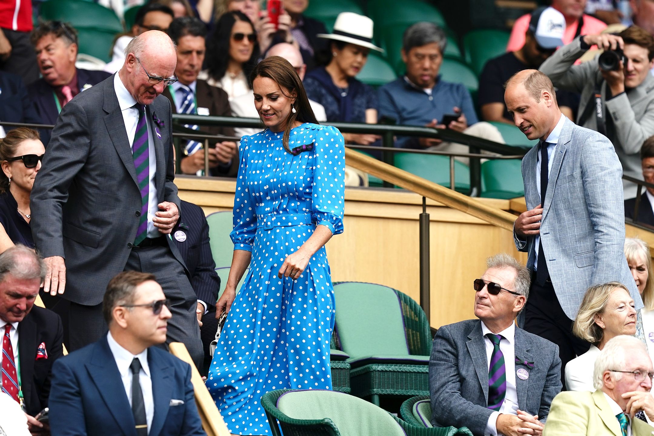 Kate Middleton i książę William na Wimbledonie
