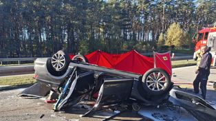 Tragiczny wypadek na autostradzie A2. Jedna osoba nie żyje, trzy zostały ranne