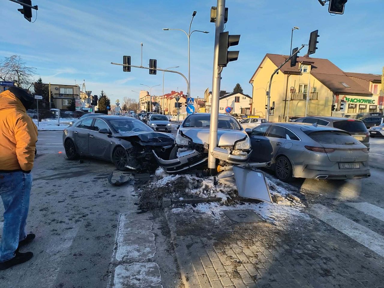 Zderzenie pojazdów na ul. Wyszogrodzkiej!