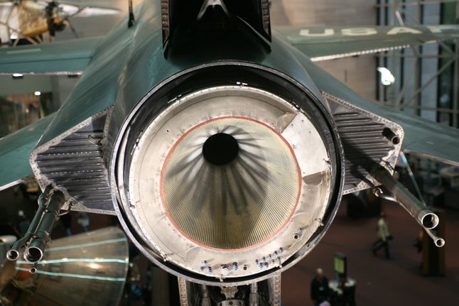 Tył X-15, widoczna dysza silnika XLR99-RM-2