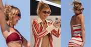 Odziana w bikini Bella Hadid szaleje na jachcie w Saint-Tropez (ZDJĘCIA)