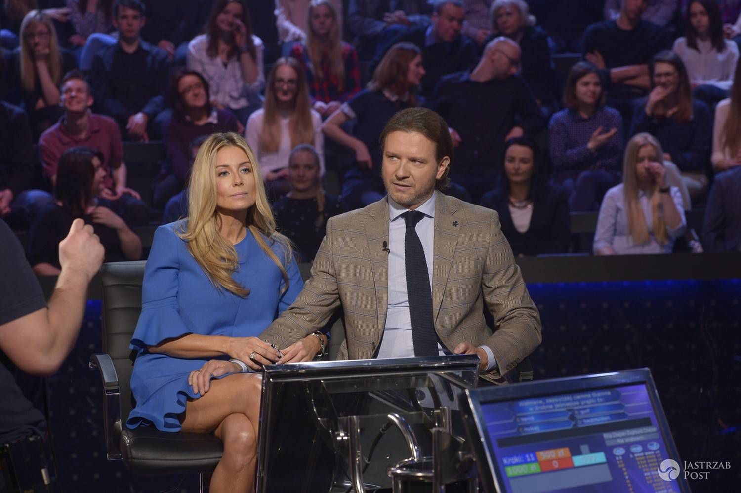 Małgorzata Rozenek z Radosławem Majdanem z odcinku Milionerów