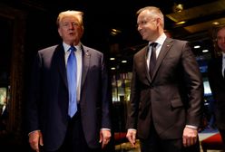 "Wielcy przyjaciele". Spotkanie Duda-Trump