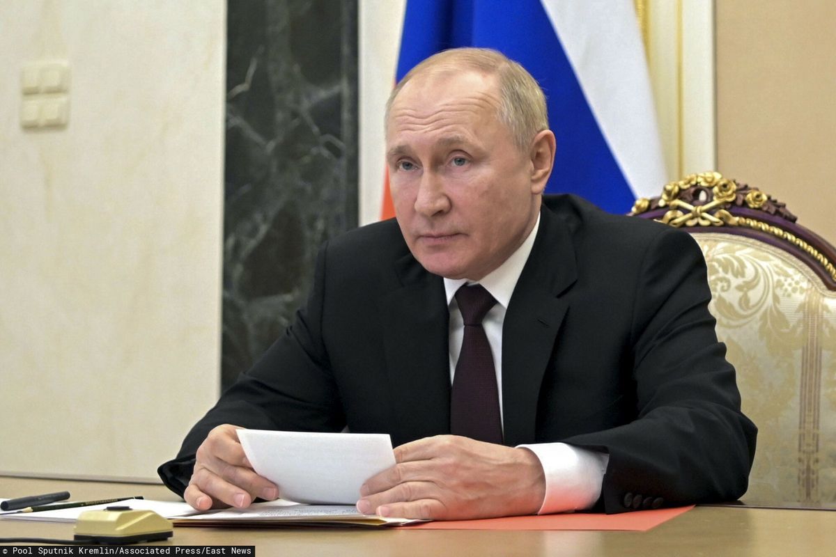 Władimir Putin na obradach rosyjskiej Rady Bezpieczeństwa 