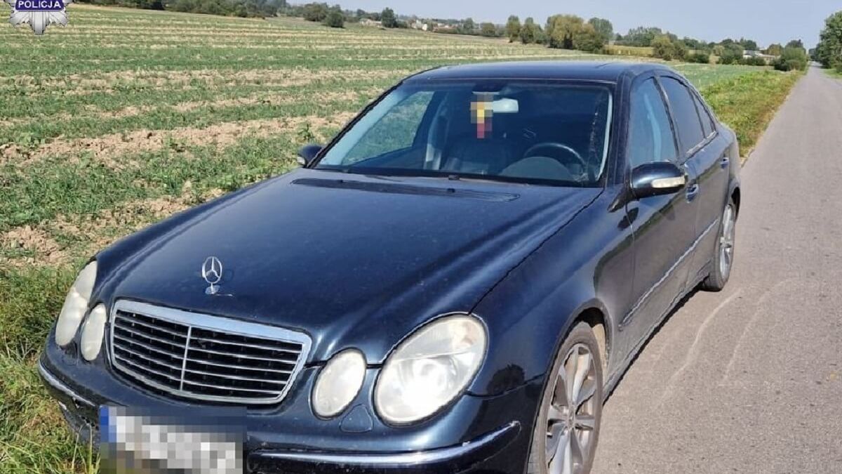 Mercedes pijanego kierowcy