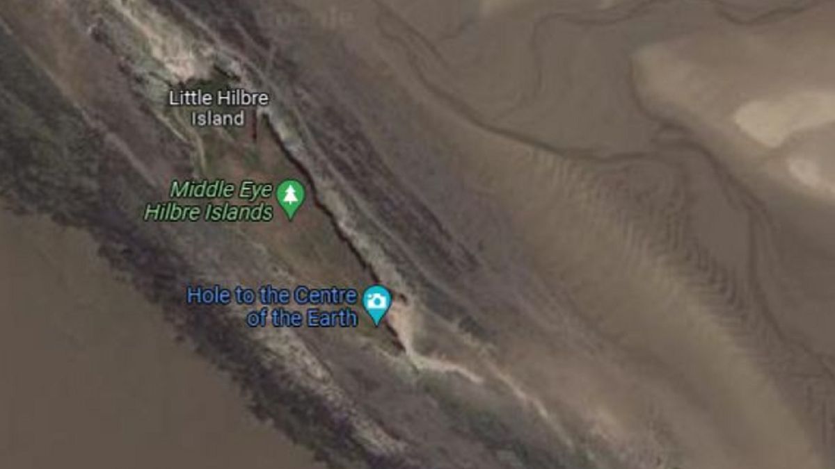 Chłopak znalazł dziwną nazwę i obiekt w Google Maps.