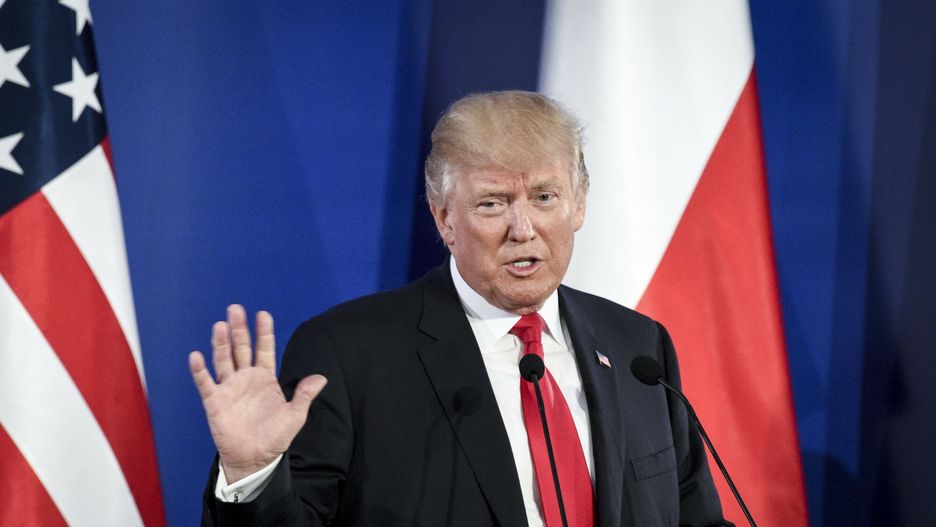Donald Trump w Polsce, 2017 rok