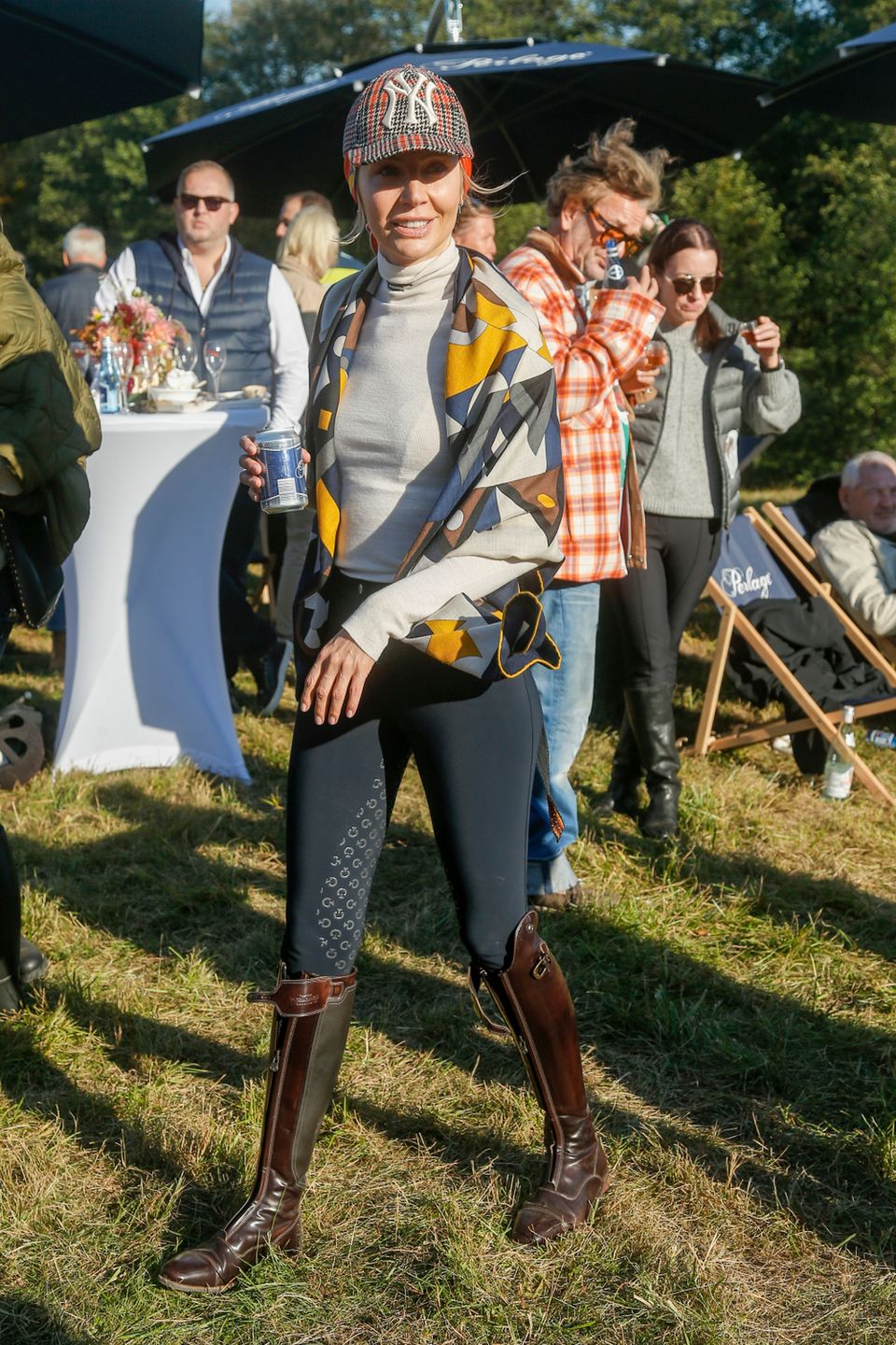 Agnieszka Woźniak-Starak na "Hubertusie" w Gałkowie
