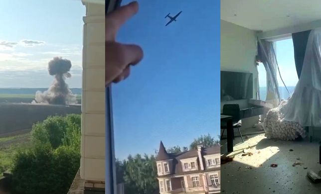 Moskwianie płoną oburzeniem. "No patrz dron nad naszym domem. Suka!"