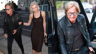 76-letni Mohamed Hadid wygramolił się z auta w towarzystwie młodszej o 35 LAT ukochanej. Ładnie razem wyglądają?