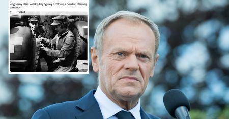 Nie żyje królowa Elżbieta II. Donald Tusk pokazał niezwykłe zdjęcie